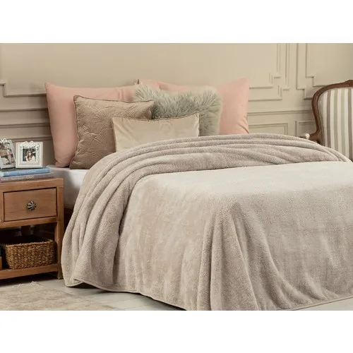 

Мадам Коко Estee двойное индивидуальное шерпа плоское одеяло-серое