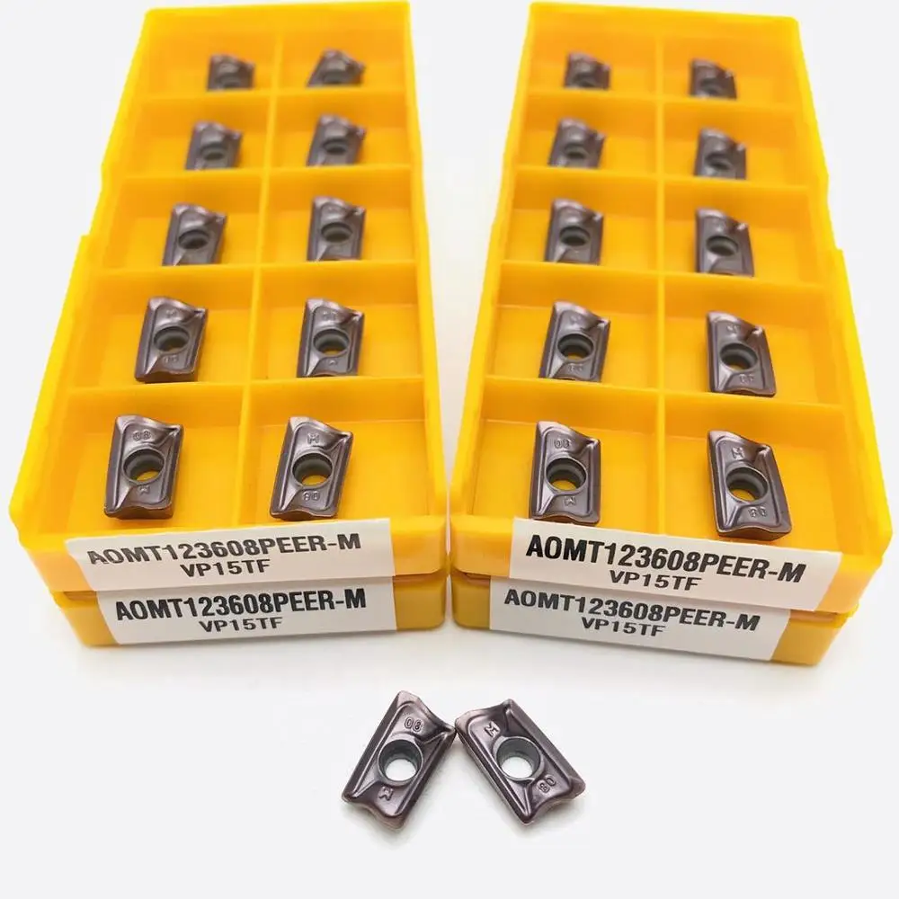 Твердосплавная вставка AOMT123608 одноранговая M VP15TF Высококачественная
