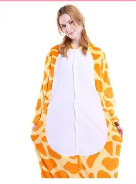 Giraffe Пижама для папы и дочки одинаковые комплекты для взрослых и детей Детская ткань Пижама Косплей Семейный комплект - Цвет: Giraffe