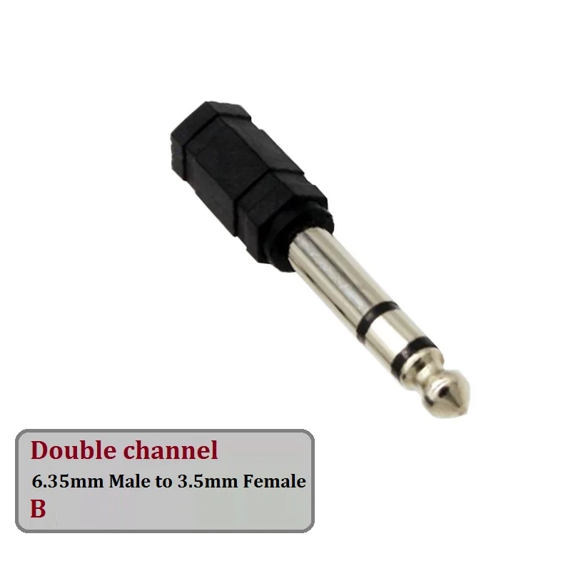 6.35mm to 3.5mm B 2 10 20 шт аудио 6,35 штекер 3,5 женский адаптер микрофон наушники 3,5 мм разъем 6,35 мм разъем аудио конвертер головка - Цвет: 6.35mm to 3.5mm B