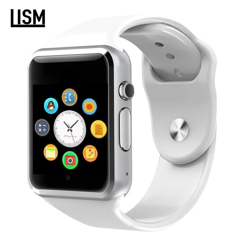 Bluetooth A1 Смарт часы спортивные наручные Поддержка 2G SIM TF камера Мужские Женские