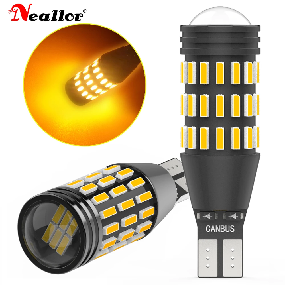 

2 шт., Автомобильные светодиодные лампы T15 W16W 921 51 SMD 4014