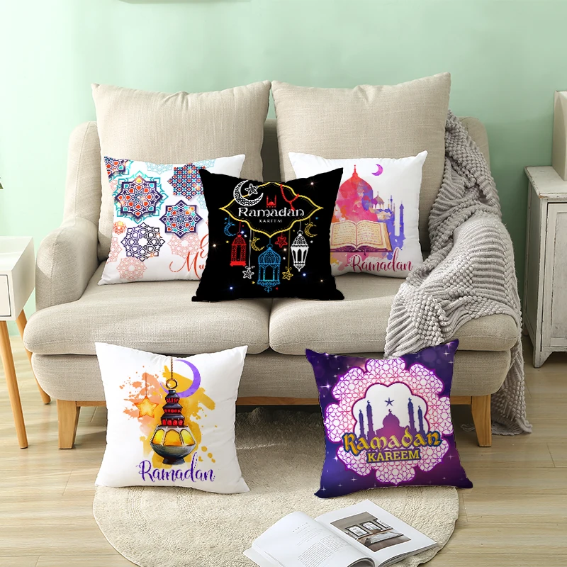 45x45 см мусульманские украшения на Рамадан для дома хлопковое сиденье чехол