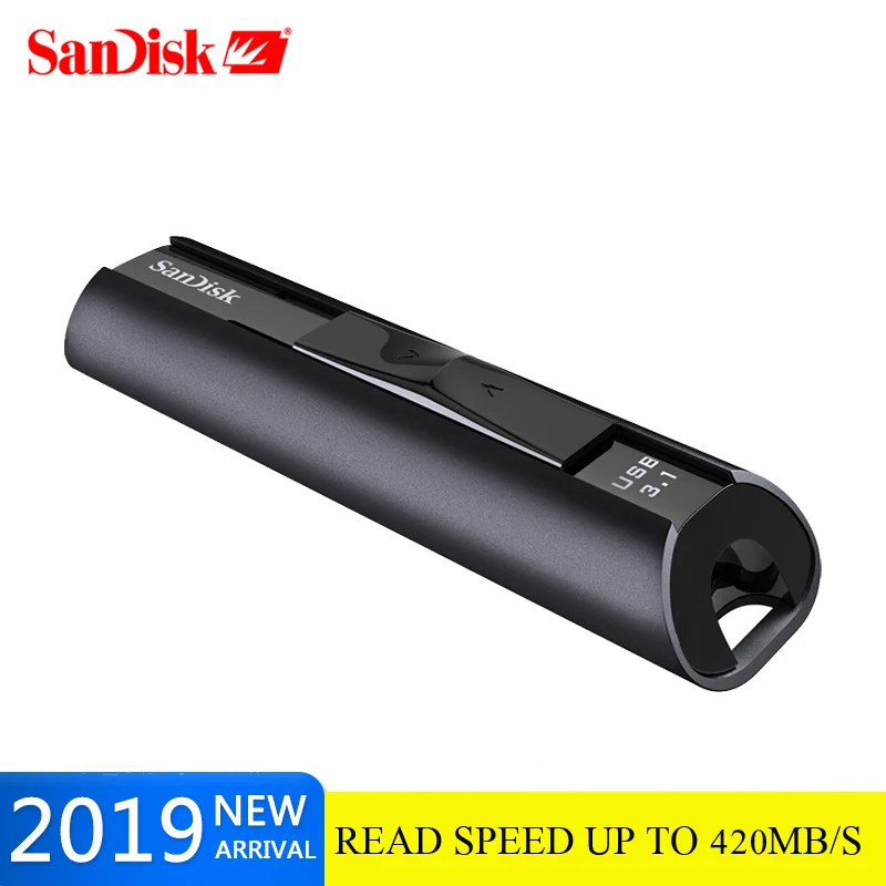 SanDisk USB 3 1 Usb флеш накопитель 128 GB Экстремальный PRO 256GB memoria Flash CZ880 U disco 420 МБ/с. para PC|USB