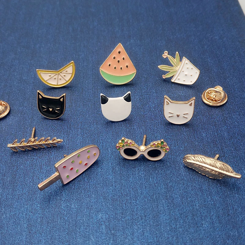 Модные романтичные французские заколки для лацканов эмалированный значок