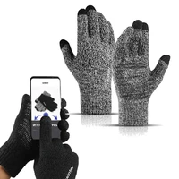 cycling gloves knitted thick winter warm gloves unisex hiking climbing gloves smart touch screen mittens lovers plush gloves