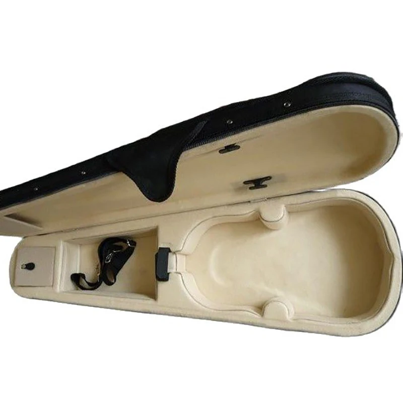 Чехол для скрипки Жесткий чехол 4/4 размер полиэстер бархатная Подкладка Черный
