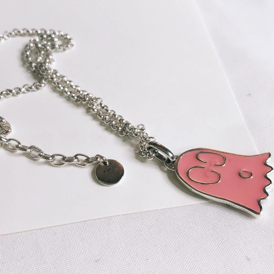 

Tiffon 925 Sterling Silver Fine Necklace, New Exclusive Sale,Romance Love, Original Classic Logo Charm Jewelry, Girlfriend Gift