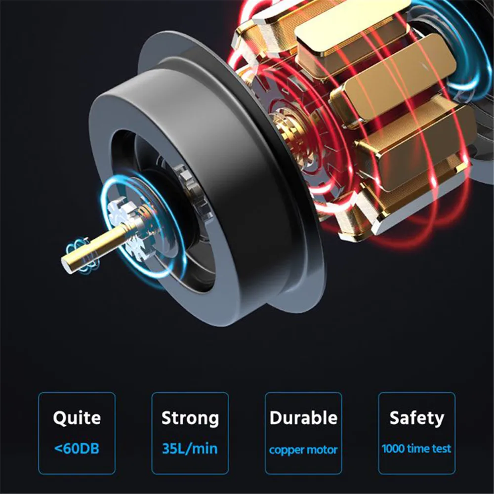 vender Kebidu 150psi Inflator De Pneus De Carro Led Iluminação Pneu Inflável Bomba Portátil Compressor Ar Para Carros Rodas Pneus Bicicleta Elétrica