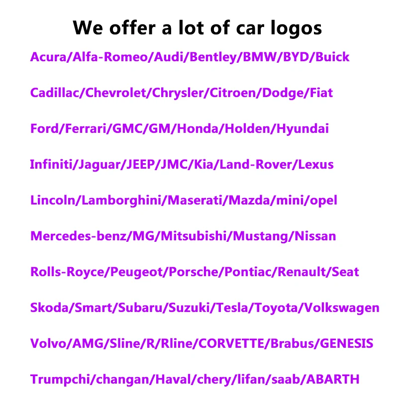 2X Светодиодные Автомобильные фары с логотипом для Alfa Romeo Seat Skoda ≥geo Citroen kia Mazda hyundai Volvo Nissan светящиеся аксессуары