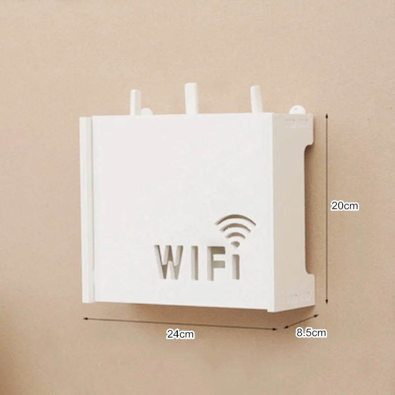 Новый Wi-Fi полка для маршрутизатора ящики хранения кабель Power Plus проволочный