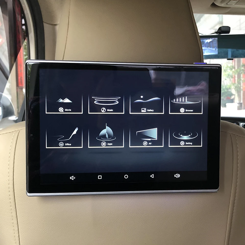 В Автомобильный плеер 11 8 дюймов Android 9 0 подголовник для Peugeot 208 301 308 408 508 2008 3008 4008 5008