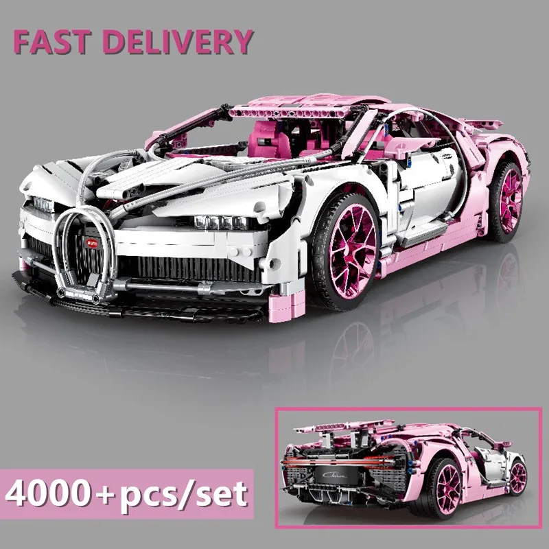Новинка 4031 шт. модель серии Technic blue car fit legglys 42083 technic city Racing Car Building Block Brick kid diy Toys