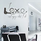 Настенные наклейки с надписями Я люблю и наслаждаюсь тем, что делаю, фотообои для красоты, Парикмахерская, Парикмахерская, украшение для салона