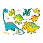 Маленький динозавр патч Diy аксессуар стикер жара пресс аппликация полоски джинсы аппликации на одежду патч для детской футболки