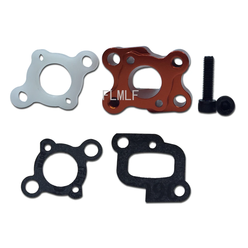 Сплав CNC Впускной набор коллектора для 23 30.5cc газовый двигатель Zenoah CY подходит 1/5 HPI