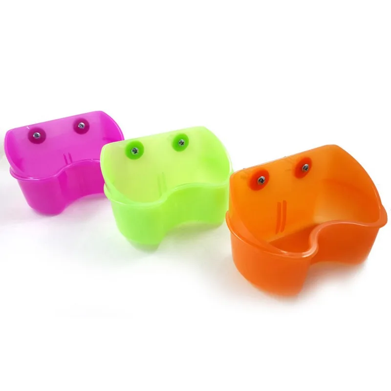 Новинка пластиковая кормушка для птиц еда попугая миска воды аксессуары клетки