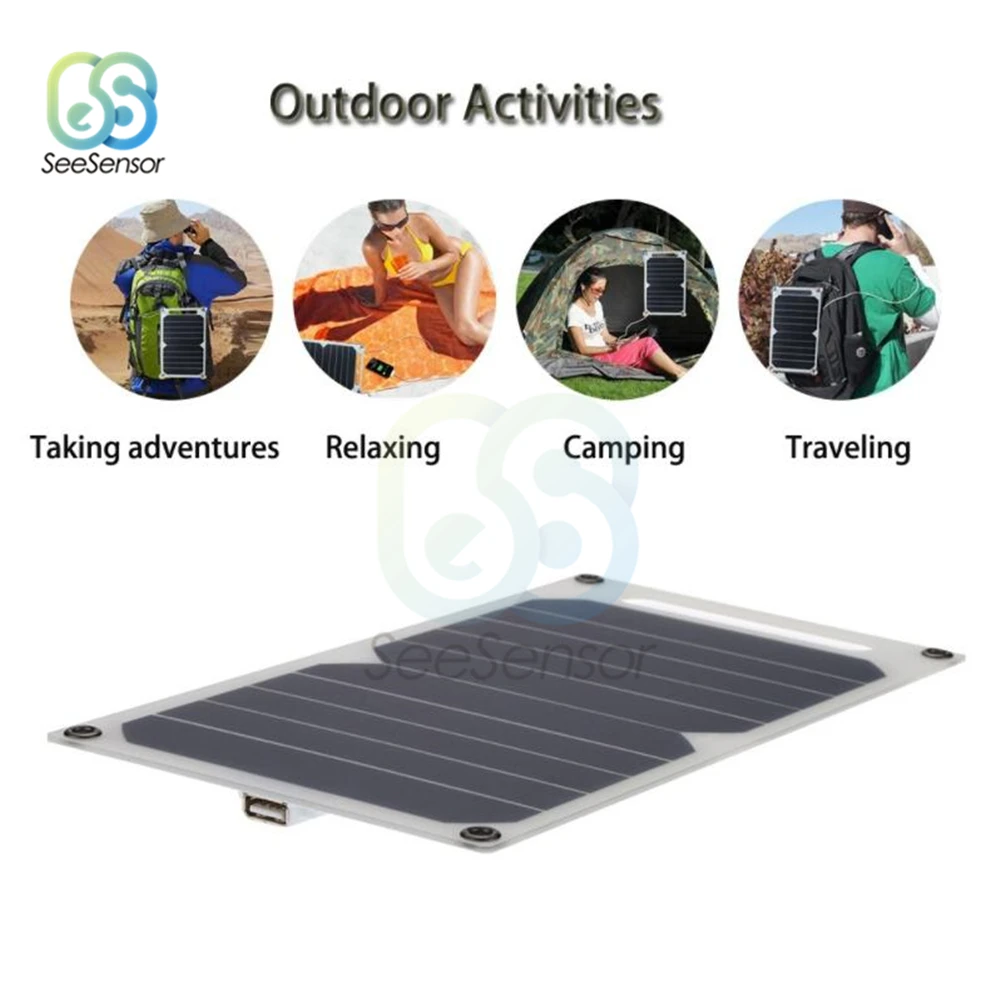 Портативная панель на солнечной батарее 5 В 10 Вт | Обустройство дома