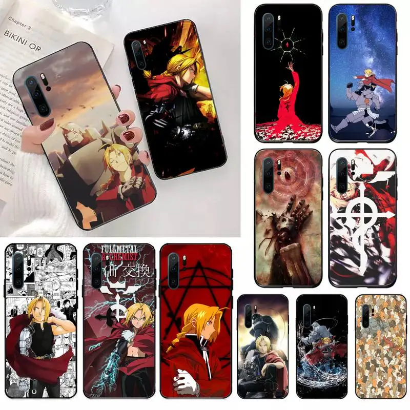 

Japan anime Fullmetal Alchemist Phone Case For Huawei honor Mate 10 20 30 40 i 9 8 pro x Lite P smart 2019 nova 5t