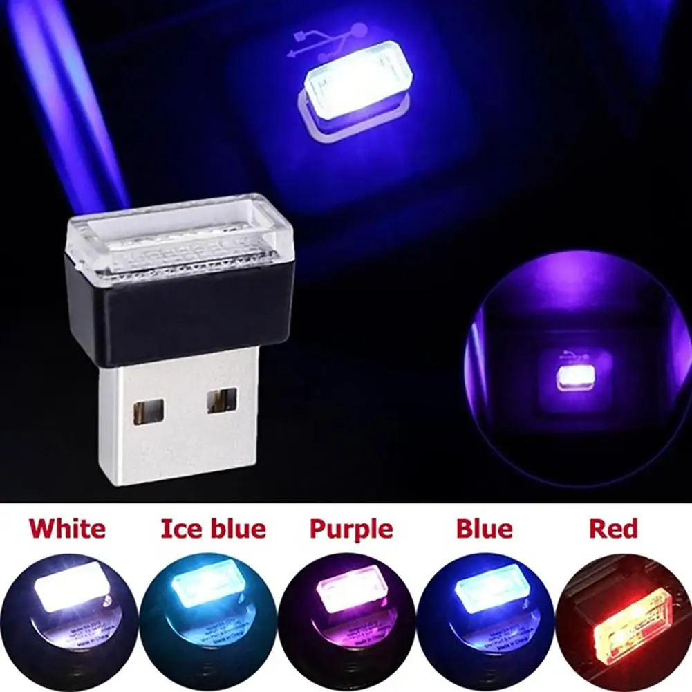 

Home Car Interior Decorative USB LED Lamp Mini Notebook Night Light