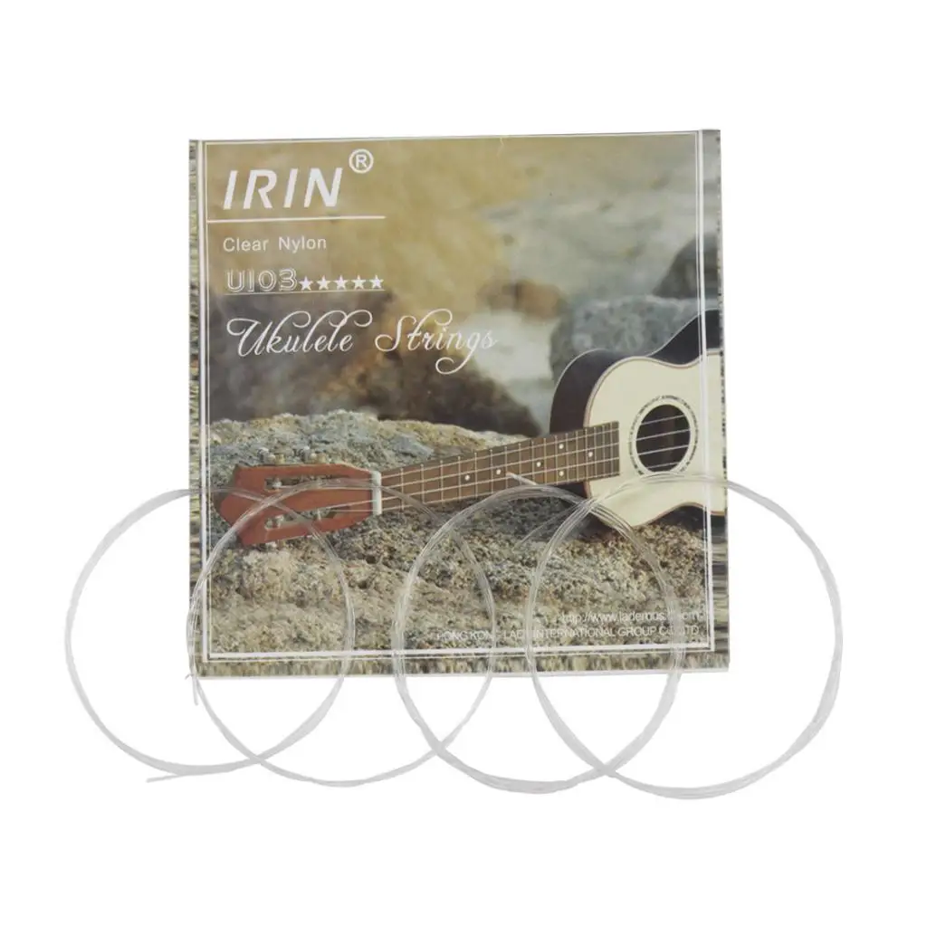 

Nylon Ukulele Strings 4 Strings Set Replacement Accessory for Ukulele White