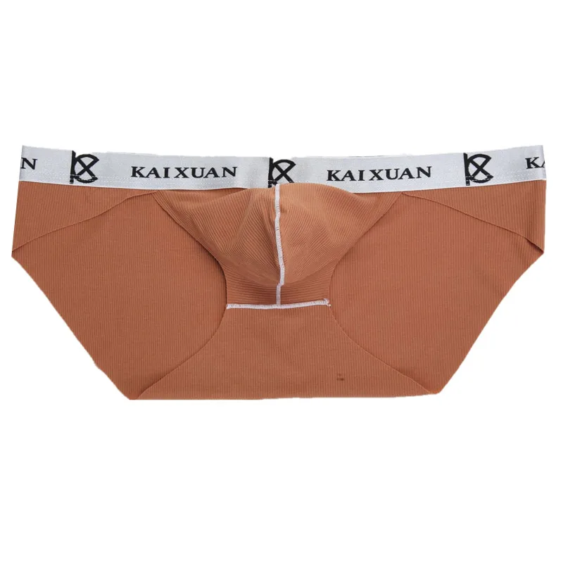 Мужские трусы брифы сексуальное нижнее белье дышащие с отделением для пениса
