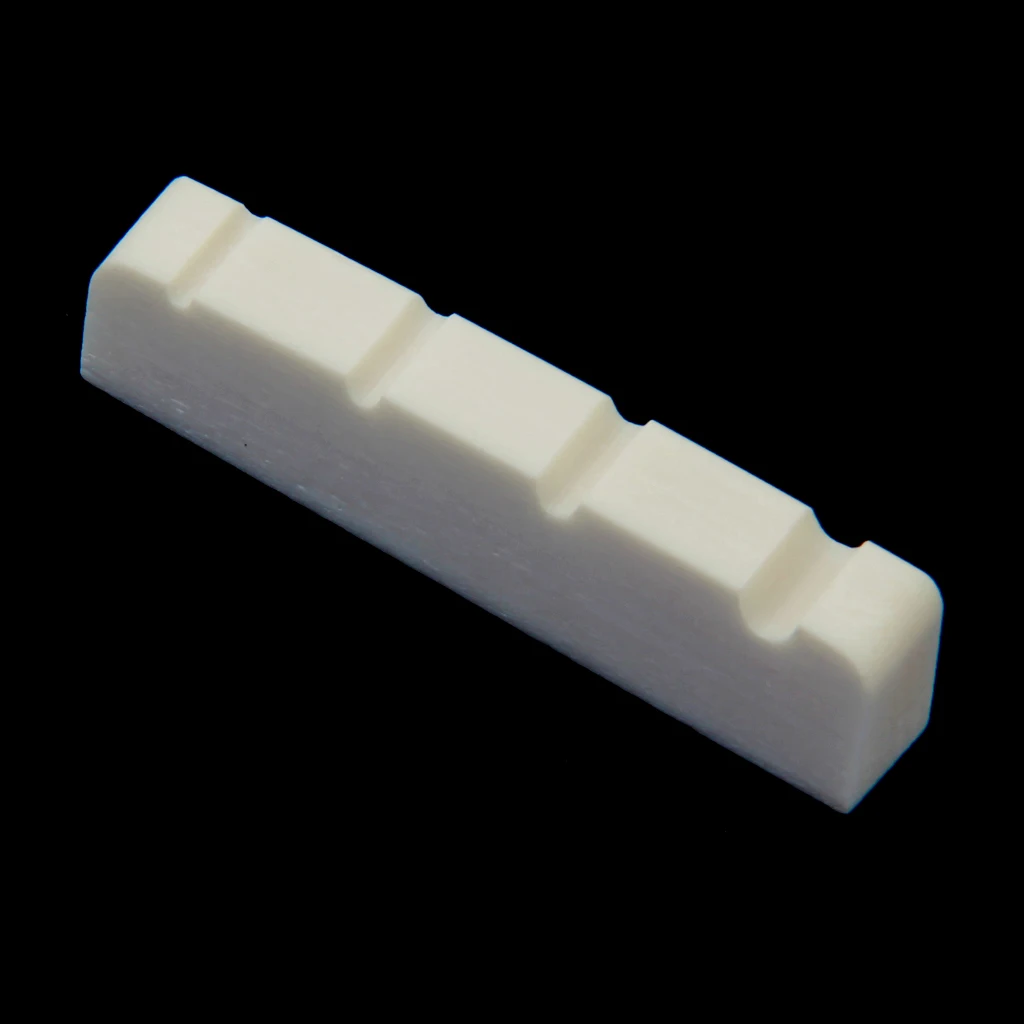 38mm knochen mutter schlitz brücke mutter für 4 string e bass gitarre teile free global shipping