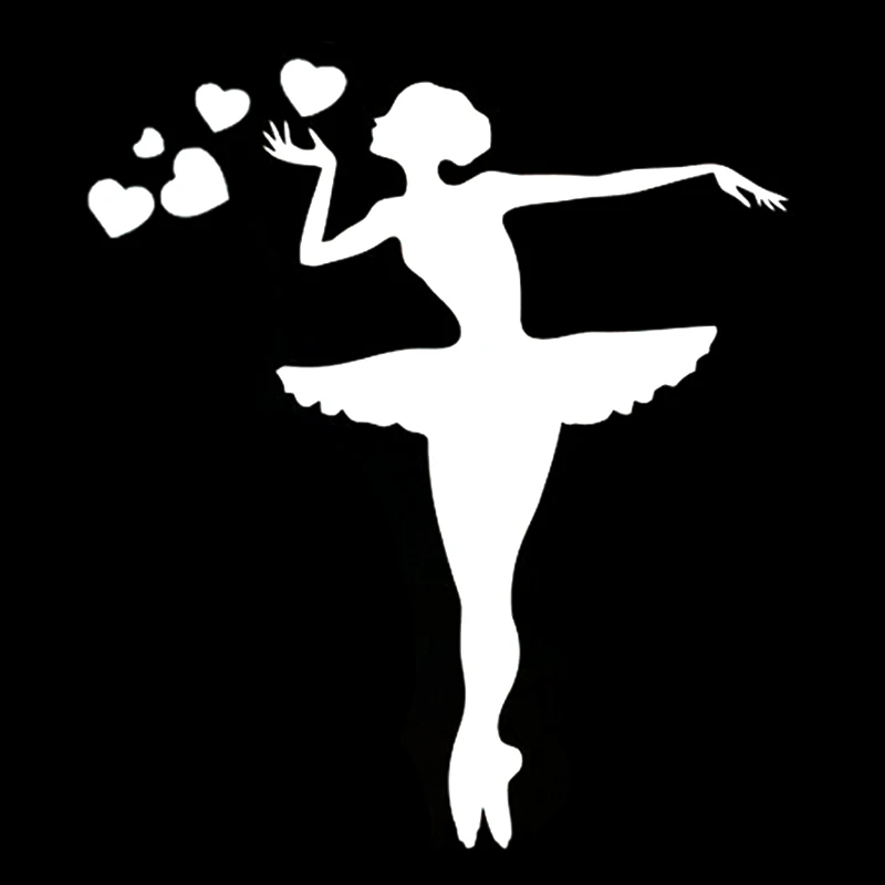 

13CM*14.6CM Interesting Sport Gymnastics Dance Vinyl Decals Beauty Temptation Body Car Stickers Decals car accessories