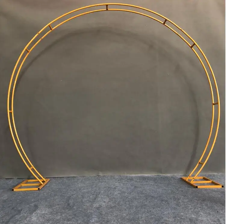

wedding arch Outdoor Wedding round ring backdrop double arch stand arch arc wedding background circle arch