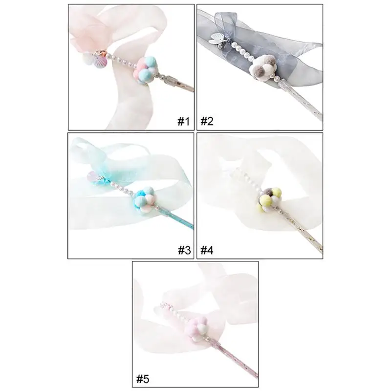 

1Pcs Cat Toy Wand Interactive Pet Cat Tassel Toy With Plush Ball Cats Teaser Wands With Bell Pet Kitten Plaything Stick Supplies