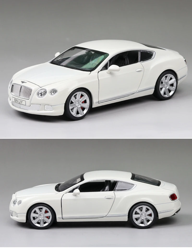 1:32 Высокая Имитация Bentley GT W12 подъемное колесо 4 открытые двери металлический сплав Модель автомобиля игрушки для детей Коллекция Подарки