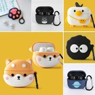 Милый мультяшный чехол для беспроводных наушников Edifier X3 TWS, мягкий силиконовый чехол для наушников с зарядкой для Edifier V02  Minibuds