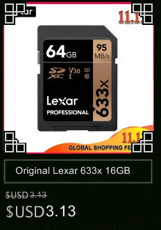 Оригинальная флеш-карта Lexar 300 МБ/с./с, 64 ГБ памяти, sd-карта, 32 ГБ, 128 ГБ, 2000x, SDXC, UHS-II, U3, высокая скорость, карта для 3D 4K цифровой DSLR камеры