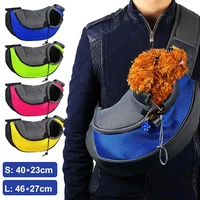 2019 pet carrier bag puppy dog outdoor travel sling shoulder bag comfortable mesh oxford backpack front bags sl