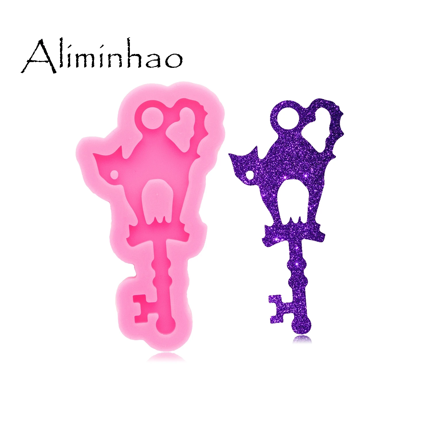 Супер глянцевая смола DY0679 Хэллоуин ведьма/Кот/искусство эпоксидная силиконовые