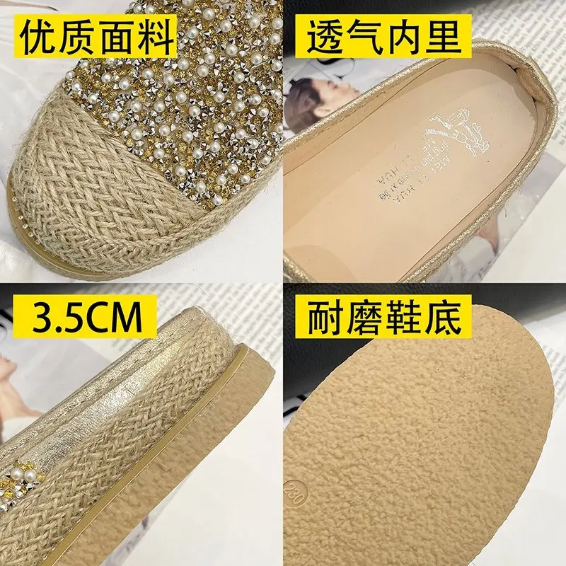 

Shoes Woman 2021 Med Female Slippers Luxury Slides Loafers Cover Toe New Designer Soft Summer Flat Rubber Fashion PU Bonded Leat