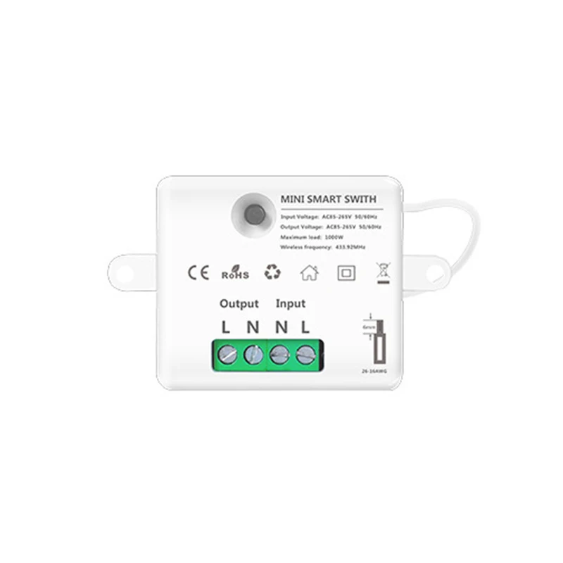 

433MHZ Mini Hidden Switch Controller Module Mini Smart Wifi DIY Switch 433MHZ Switch Smart Home Modules Accessories