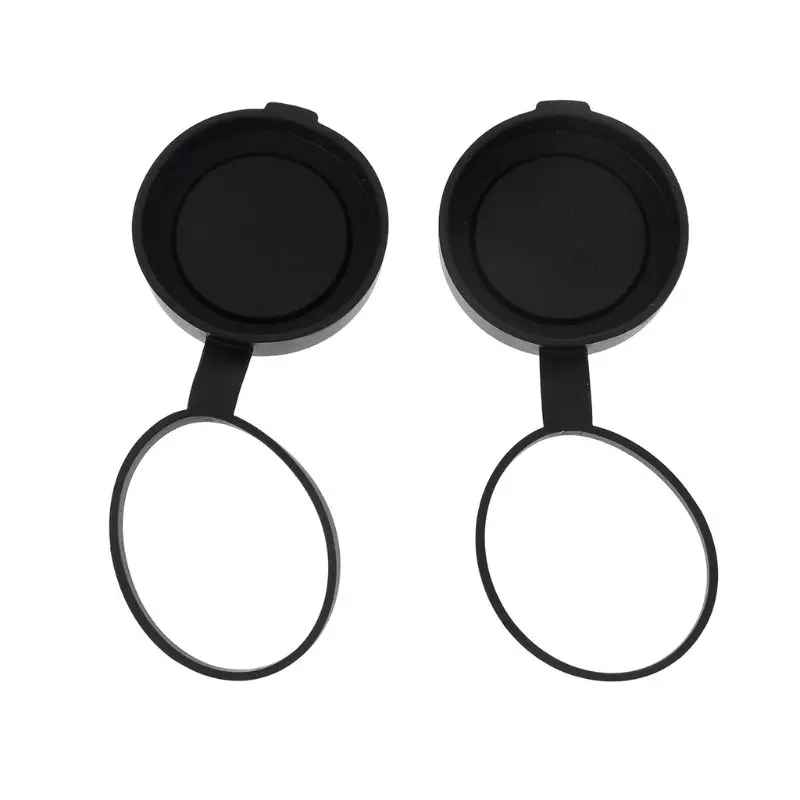 

203F 2 pieces Binoculars Protective Rubber Objective Lens Cap 42mm for Telescope with Outer Diameter 52-54mm