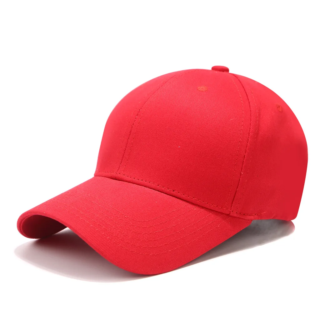 Adult Solid Color Baseball Cap Men Women Cotton Adjustable Trucker Hat Summer Sports Casquette Homme Visor Caps men and women homme pumba baseball caps casual letter print cartoon hat summer adjustable mesh trucker cap