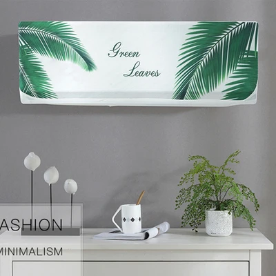 

Indoor Air Conditioner Cover Wall Mounted Decorative Hood 1P / 1.5P / 2P / 3P Scenery Plant White Gray Green Blue Pink
