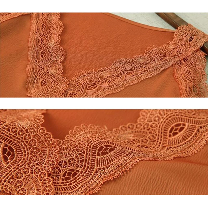 Летний женский шифоновый кружевной жилет для лета 2020 стильный сексуальный