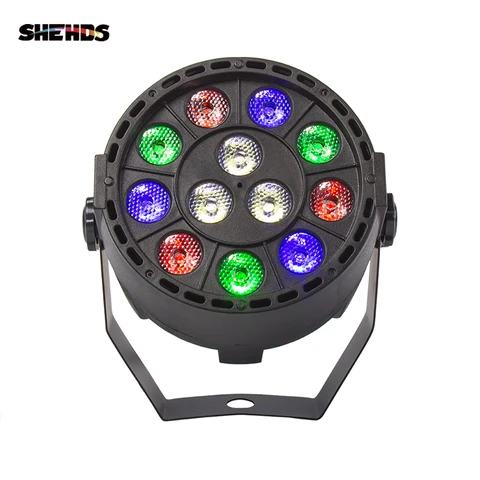 SHEHDS Мини LED пар 12x3Вт RGBW  освещение 8 каналов DMX 512