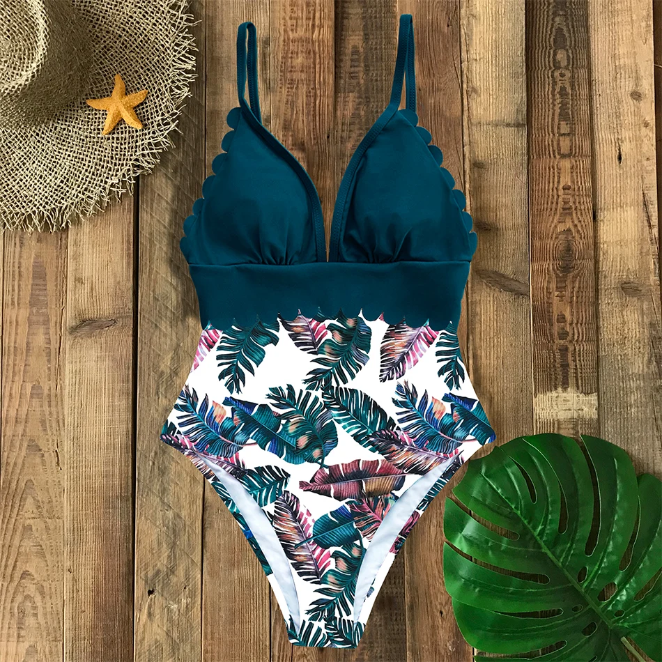 Новинка 2020 сексуальный цельный купальник женский пуш ап монокини с принтом