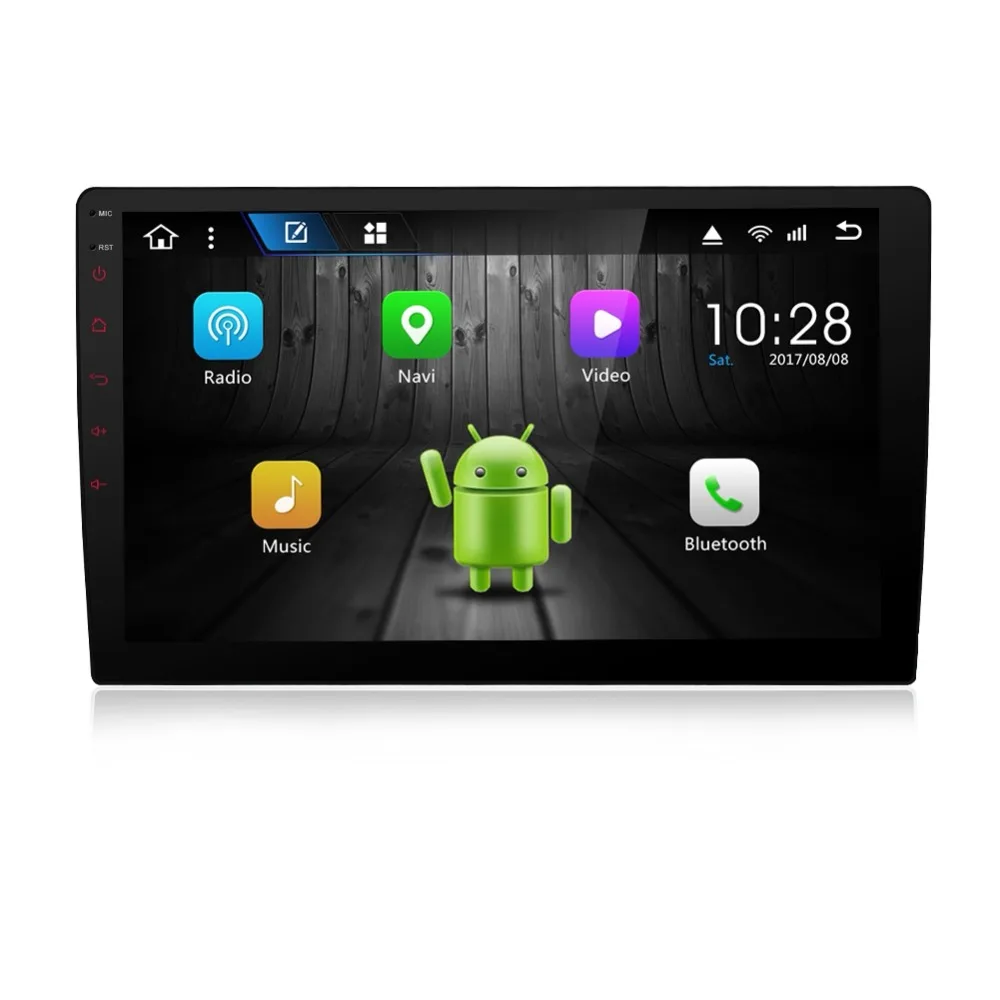 10 1 &quot1 Din 8 ядер Android для универсального большого экрана без DVD автомобиля Радио 2 +