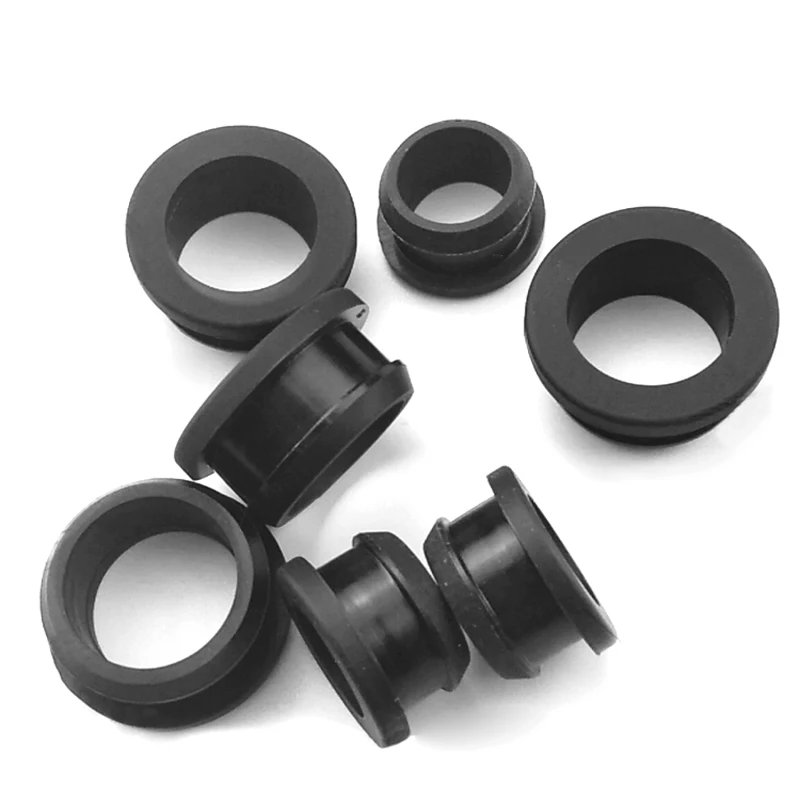 

5/10PCS Silicone Rubber Snap-on Grommet Plug Bung Cable Wiring Protect Bush Protection Sheath Gasket 4.5mm-30mm