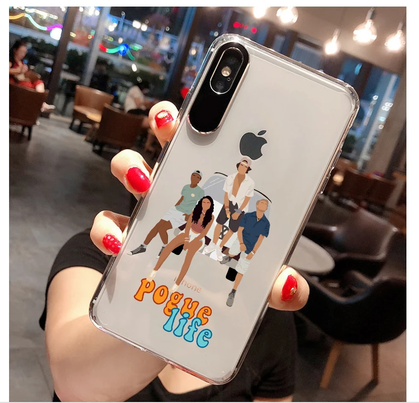 Минималистичная линия сексуальная пара нарисованная вручную ТПУ карамельного