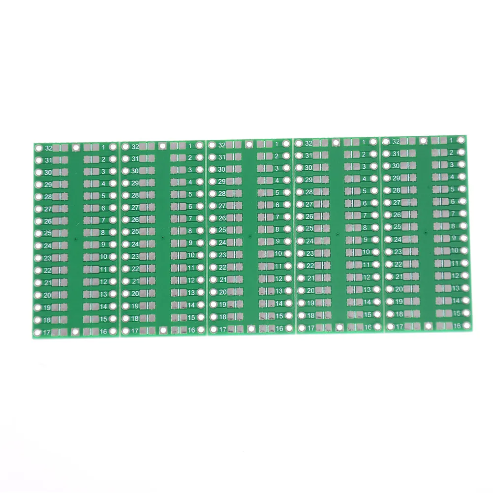 

5 Pcs/lot TQFP/LQFP/EQFP/QFP32 0.8mm to DIP32 Adapter PCB Board Converter Wholesale