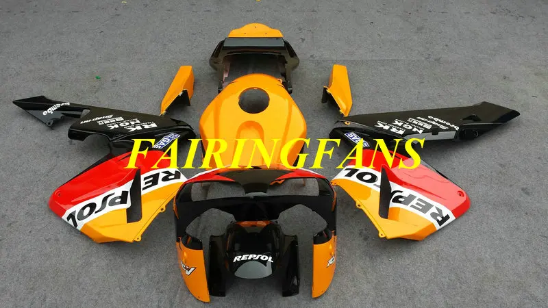 Инжекторный комплект для HONDA CBR600RR F5 03 04 CBR 600 RR CBR 600 RR CBR 600 2003 2004 REPSOL Обтекатели на кузов+ подарки HC32