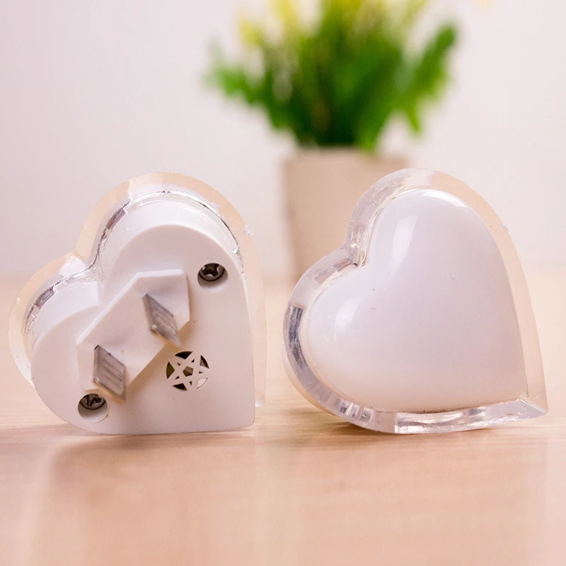 1 шт. светодиодный светящийся красочный любовный Ночной светильник подарок на