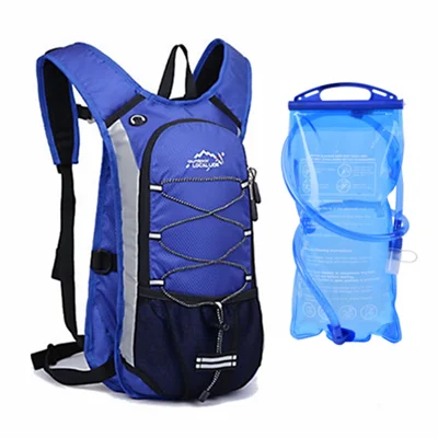 with water bag Мужской женский MTB велосипед водонепроницаемый велосипедный рюкзак походный рюкзак кемпинг на открытом воздухе велосипедные сумки спортивные Полиэстеровые велосипедные рюкзаки - Цвет: with water bag